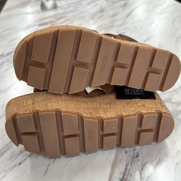 Hermes - Brown Leather Sandals - Picture 5 of 8